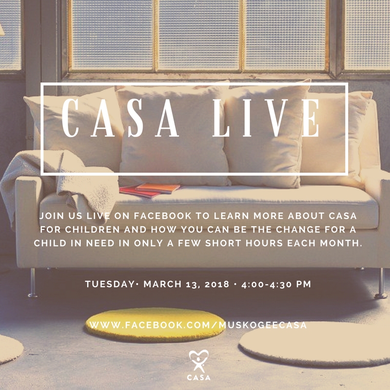 CASA Live Flyer - Empty Couch